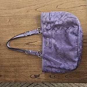 Coach purple purse
